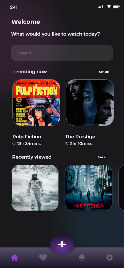 Crypto wallet and movie app image